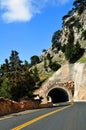 Mountain tunnel Royalty Free Stock Photo