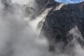 Mountain valley in the Bucegi Mountains, Romania Royalty Free Stock Photo