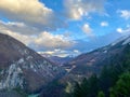 Mountain valley in Durmitor park.