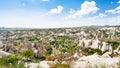 mountain valley in Goreme Park in Cappadocia Royalty Free Stock Photo