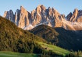 Mountain valley in the Italy alps Royalty Free Stock Photo