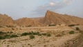 Mountain valley of Al Ain,UAE Royalty Free Stock Photo