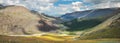 Mountain valley  panorama landscape  Altay Royalty Free Stock Photo