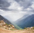 Mountain valley Royalty Free Stock Photo