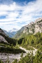 Mountain valley scenery Royalty Free Stock Photo