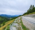 Mountain valley in summer day clouds Altai Royalty Free Stock Photo