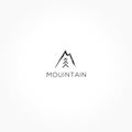 Mountain vector logo design