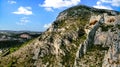 Mountain view from air