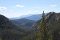 Mountain view along the Beartooth Highway Royalty Free Stock Photo