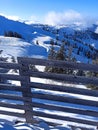 Mountain view in Alps in Austria