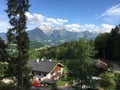 Village at the Foot of the Austrian Mountain Range