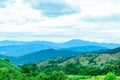 Mountain View at Baan Pa Bong Piang in Chiang Mai Province Royalty Free Stock Photo