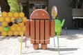 Mountain View, CA, US, 2.09.2020 - KitKat at Google Android Statues Square Royalty Free Stock Photo