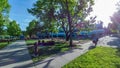 Mountain View, CA, USA - April 18 2017: Google headquarters in Googleplex HQ building B45 main campus in Silicon Valley