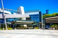 Mountain View, CA/USA - May 21, 2018: Exterior view of a Googleplex building, the corporate headquarters complex of Google and its Royalty Free Stock Photo