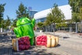 Google Android figure headquarter headquarters HQ Googleplex Mountain View