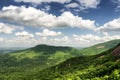 Mountain view from the Chimney rock Royalty Free Stock Photo