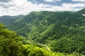 Mountain view from the Chimney rock Royalty Free Stock Photo