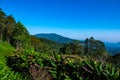 Mountain view at Doi Kiew Lom view point in Huai Nam Dang national park Royalty Free Stock Photo