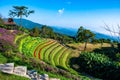 Mountain view at Doi Kiew Lom view point in Huai Nam Dang national park Royalty Free Stock Photo