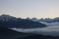 Panoramic Mountain View From mountain flight