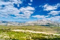 Mountain view from Fort Imperial, Dubrovnik, Croatia Royalty Free Stock Photo