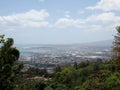 Mountain view of Honolulu cityscape