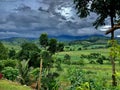 Mountain view horizon