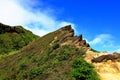 Mountain view of Jinguashi and Jiufen area