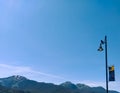 Mountain view of Juneau, Alaska, USA. Royalty Free Stock Photo