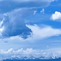 Mountain View meets Skyline Clouds