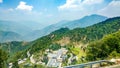Mountain view in Mussoorie Uttarakhand Royalty Free Stock Photo