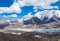 Mountain view in Pamir region Royalty Free Stock Photo