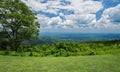 Mountain View of the Piedmont Valley Royalty Free Stock Photo