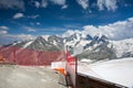 Mountain view from Piz Corvatsch Royalty Free Stock Photo
