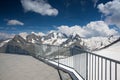 Mountain view from Piz Corvatsch Royalty Free Stock Photo