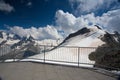 Mountain view from Piz Corvatsch, Switzerland Royalty Free Stock Photo