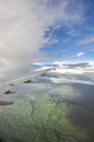 Mountain view from the plane Royalty Free Stock Photo