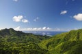 Mountain view of Rarotonga, Cook Islands Royalty Free Stock Photo