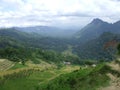 Mountain view and rice terraces of Tana Toraja
