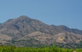 Mountain view in Santa Clara River Valley. Agricultural area in Fillmore, Ventura County, California