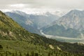 Mountain view from the Sheep Creek Trail in Kluane National Park, Yukon, Canada