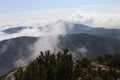 Foggy Mountain view from Spil, Turkey Royalty Free Stock Photo