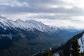 Mountain view at the summit of Sulphur Mountain
