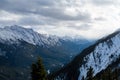 Mountain view at the summit of Sulphur Mountain