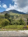 Mountain view in Tangse region, Pidie, Indonesia Royalty Free Stock Photo