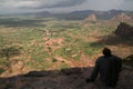 Mountain view in Tigray Royalty Free Stock Photo