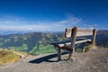 Mountain view from the top - Alpbach valley, Austria.