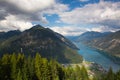 Mountain view from the top - Alpbach valley, Austria Royalty Free Stock Photo