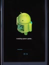 Android installing system update